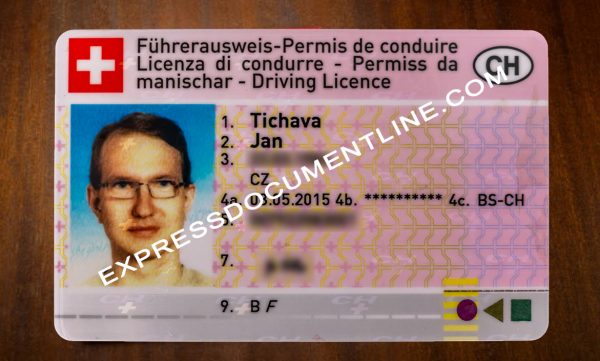 Buy fake Switzerland Drivers License online