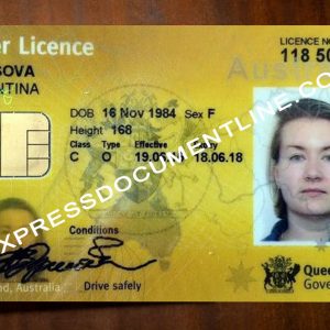 Buy Australia Driver license online