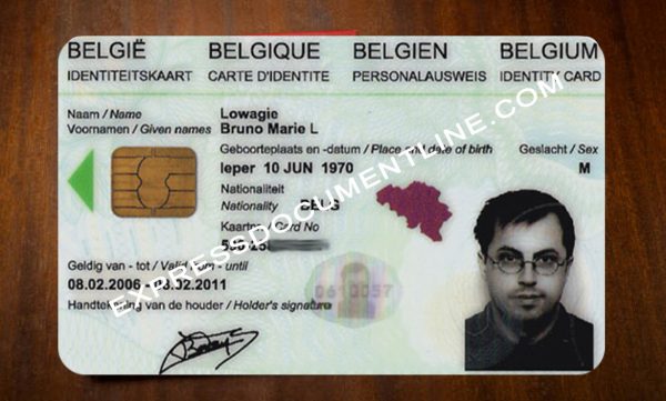 Buy Fake Belgium ID card online