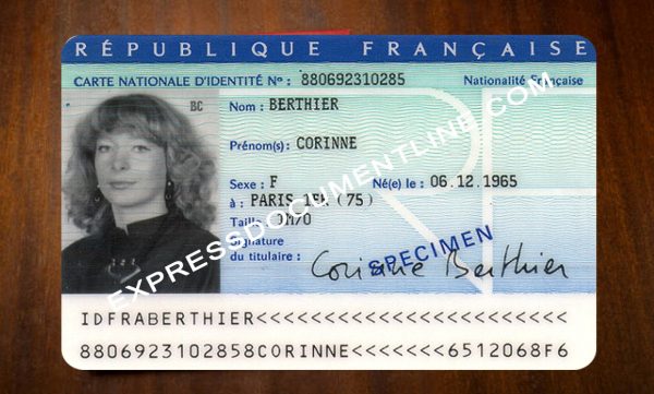 Buy fake France ID card online